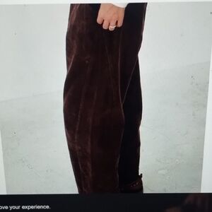 Le Bon Shoppe Corduroy Arc Pants Brown M New